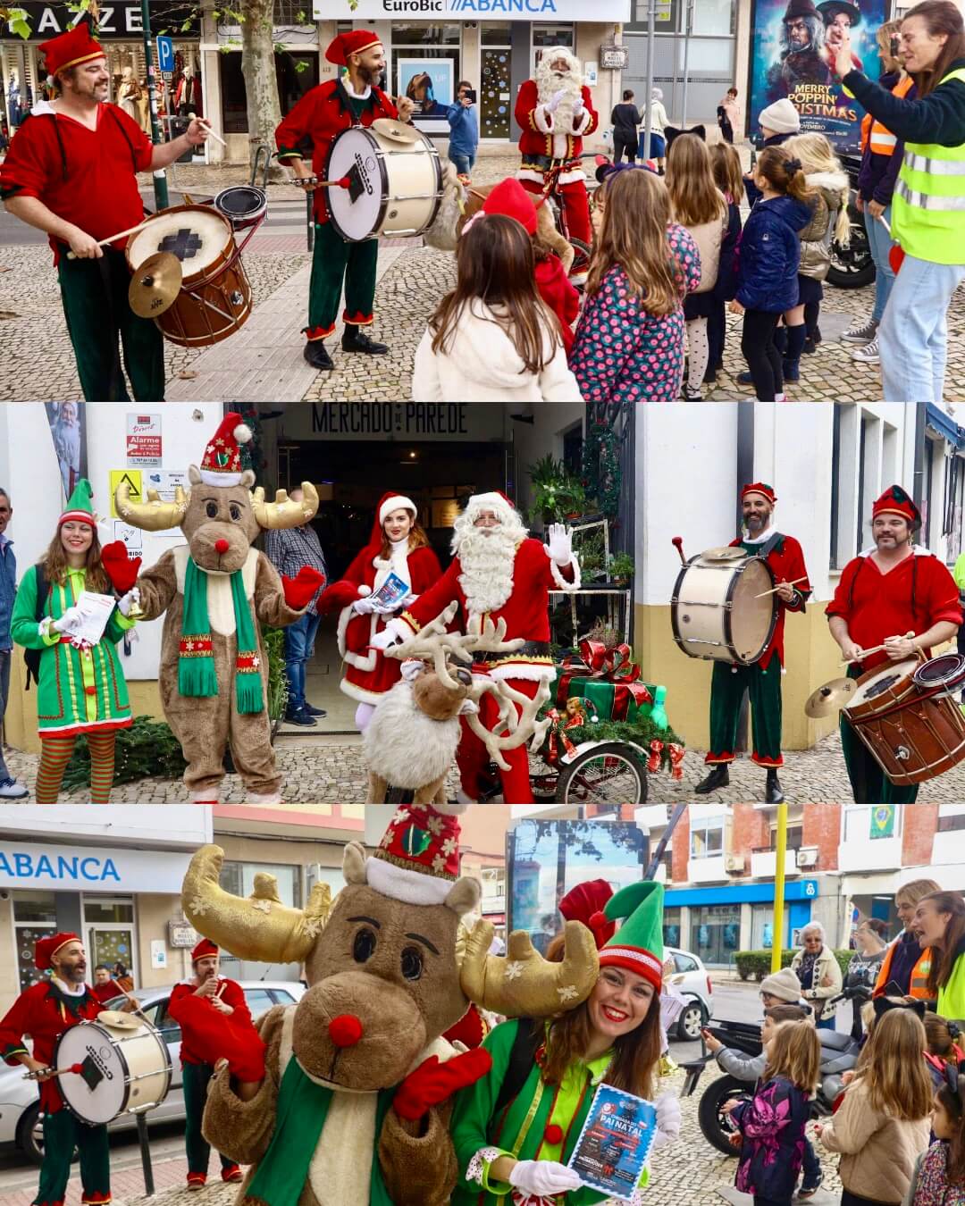O Pai Natal chega ao comércio local2