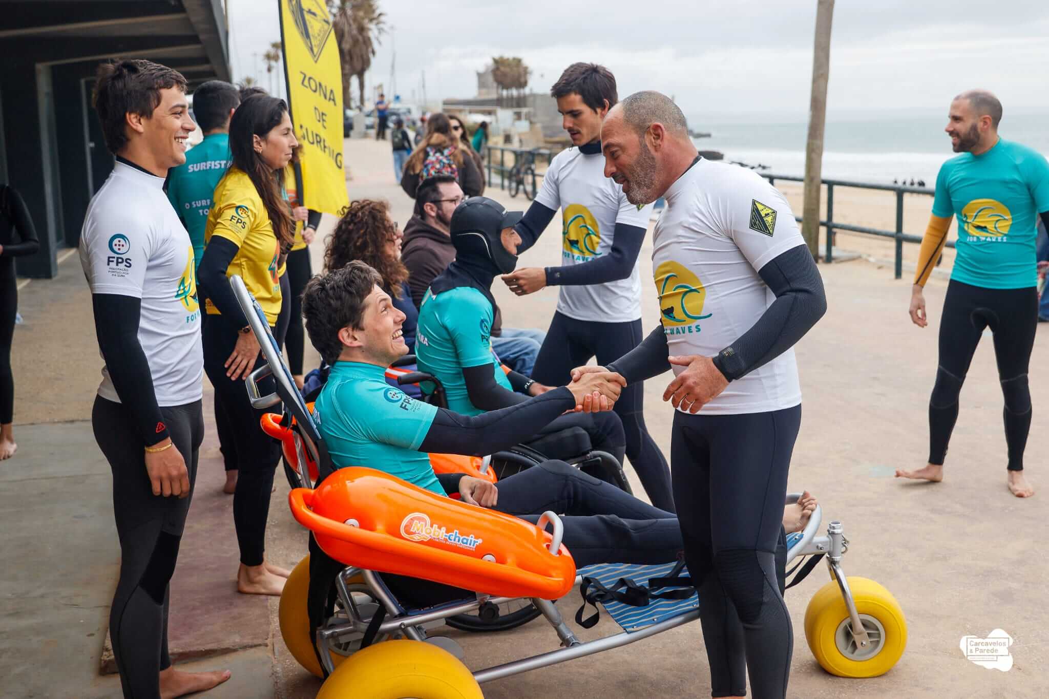Surf Adaptado na Praia de Carcavelos - 2