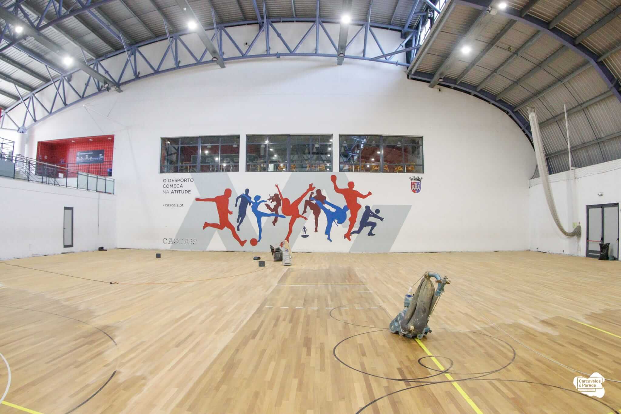 Obras no Pavilhão do Clube de Futebol de Sassoeiros (2)
